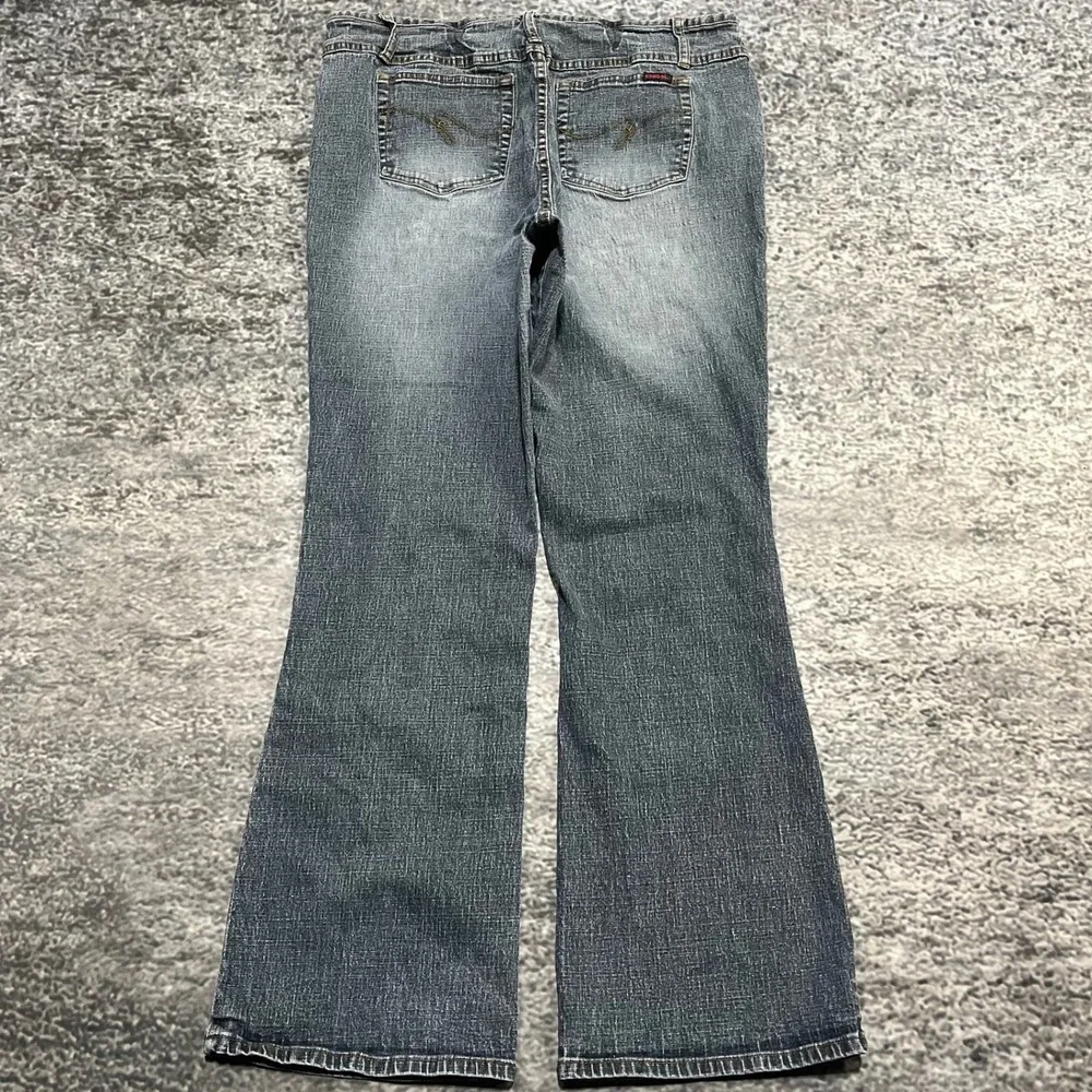 Vintage Y2K Zana Di Jeans‎ Womens 16 (34x30) Blue Bootcut Flare Western Hippie
